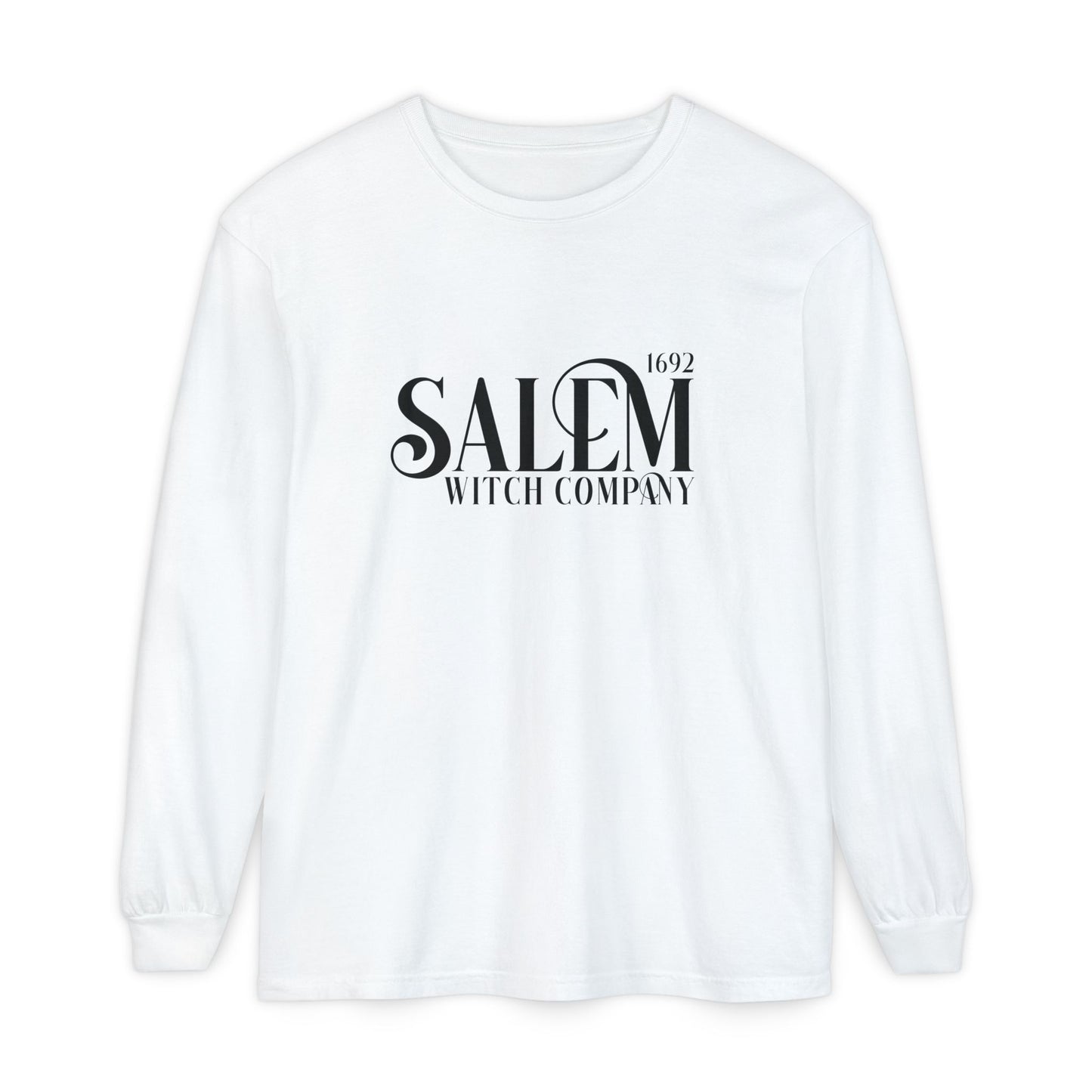 Salem Witch Co- comfort colors Garment-dyed Long Sleeve T-Shirt