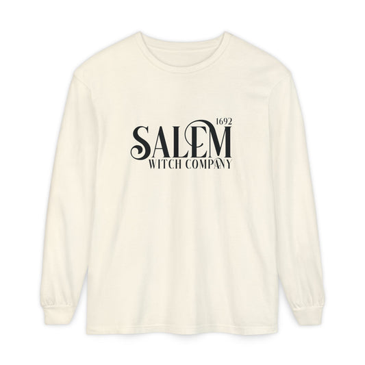 Salem Witch Co- comfort colors Garment-dyed Long Sleeve T-Shirt