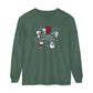Christmas Snoopy Comfort Colors Long Sleeve T-Shirt