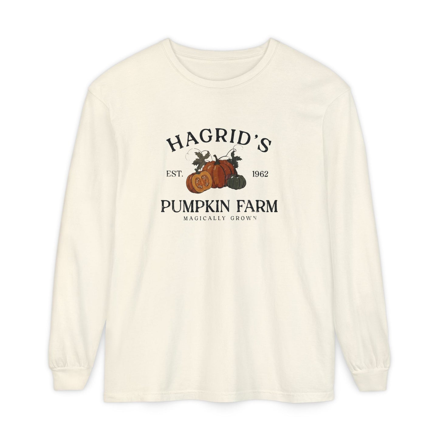 Hagrid's Pumpkin Farm Comfort Colors Long Sleeve T-Shirt