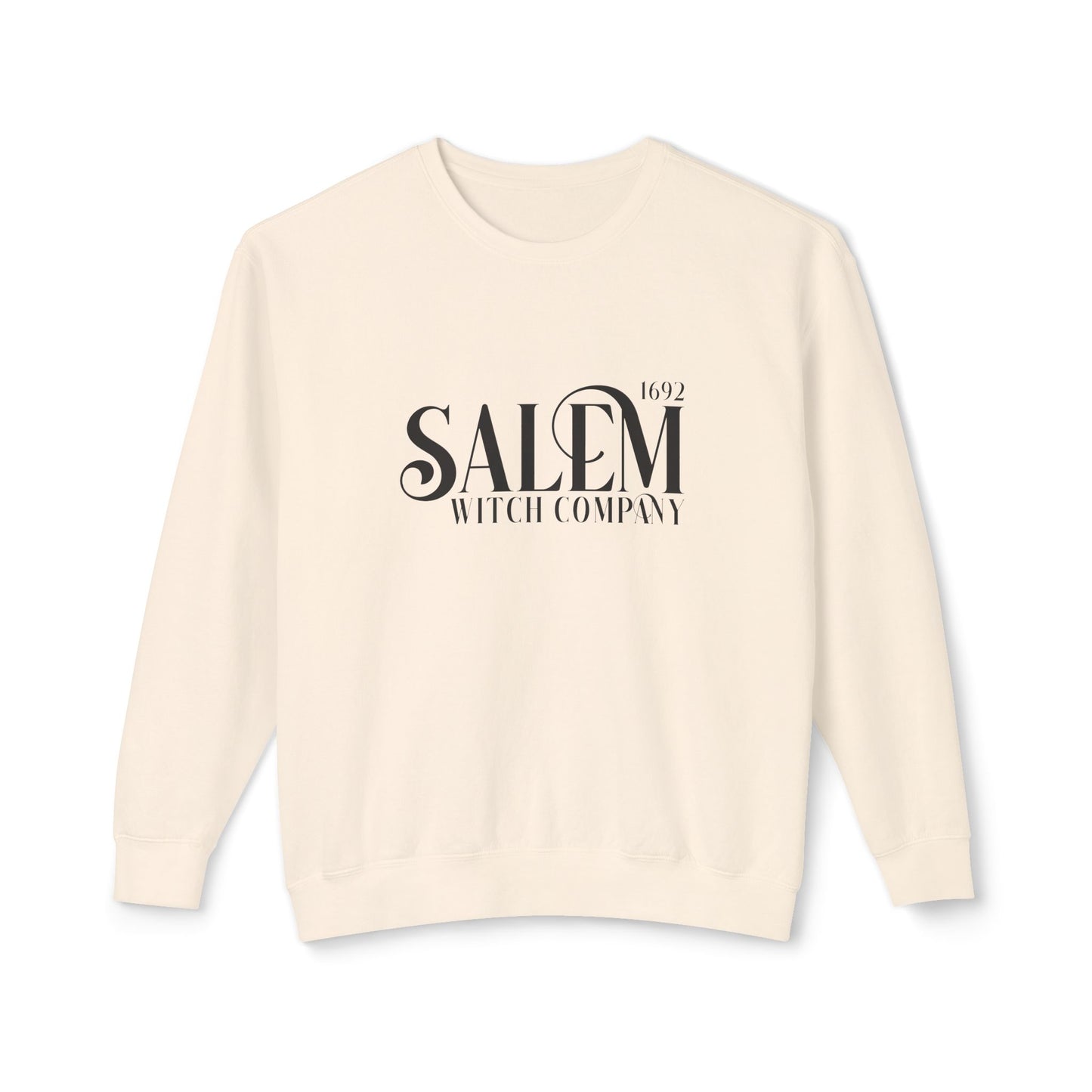 Salem witch co- comfort colors Lightweight Crewneck Sweatshirt