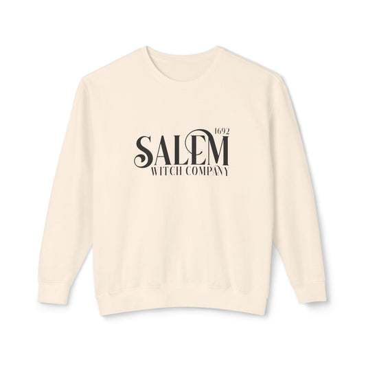 Salem witch co- comfort colors Lightweight Crewneck Sweatshirt