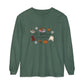 All Booked for Fall Comfort Colors Long Sleeve T-Shirt