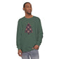 Cozy Plaid Tree Comfort Colors Long Sleeve T-Shirt