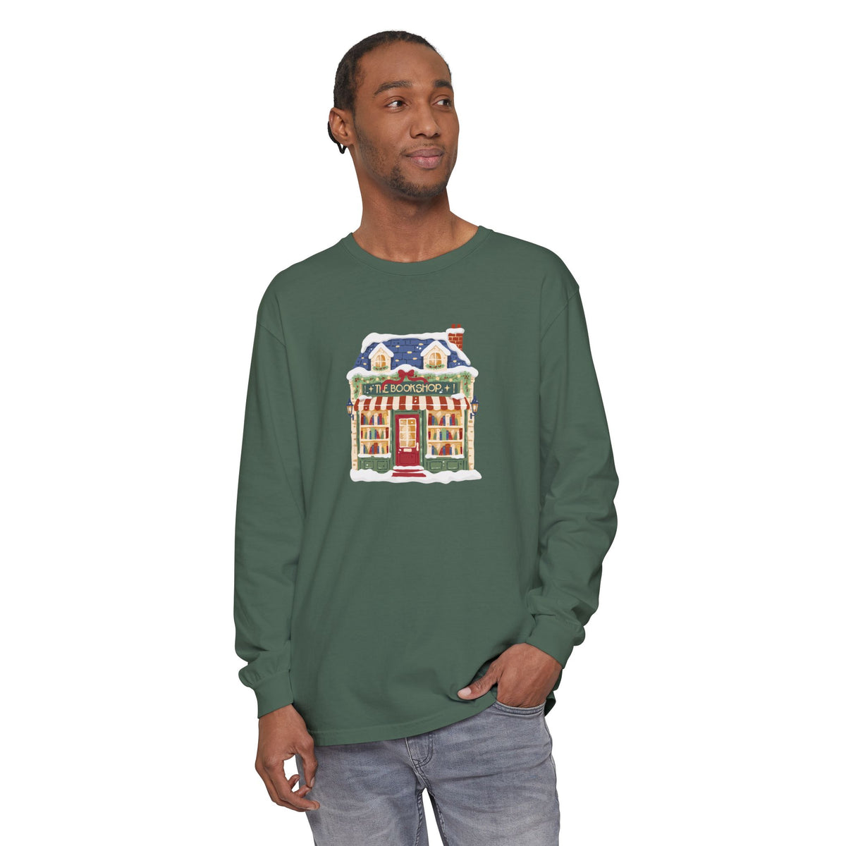 The Bookshop Comfort Colors Long Sleeve T-Shirt