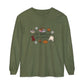 All Booked for Fall Comfort Colors Long Sleeve T-Shirt