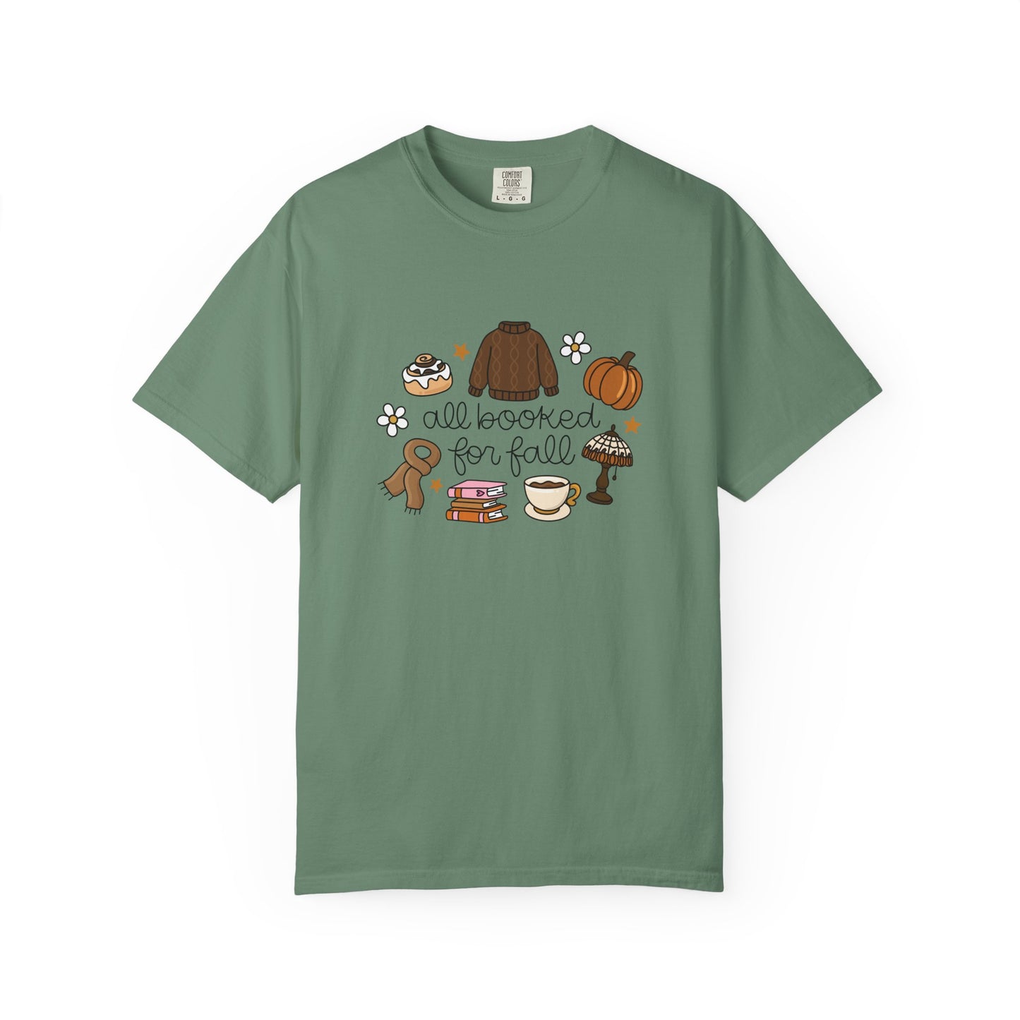 All Booked for Fall Comfort Colors T-shirt