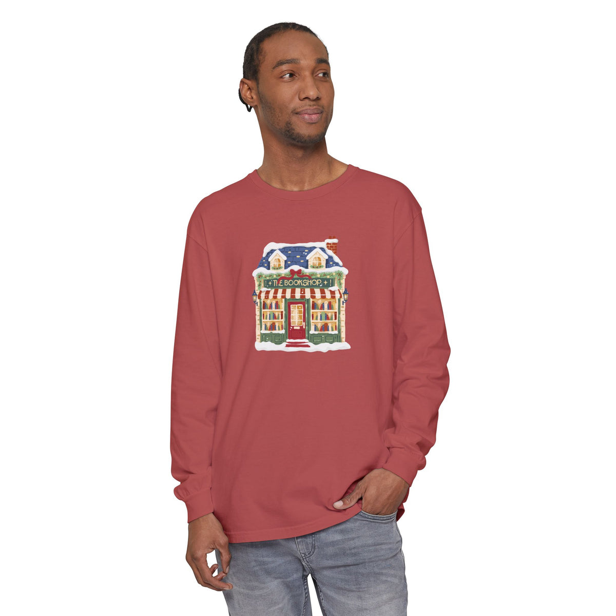 The Bookshop Comfort Colors Long Sleeve T-Shirt