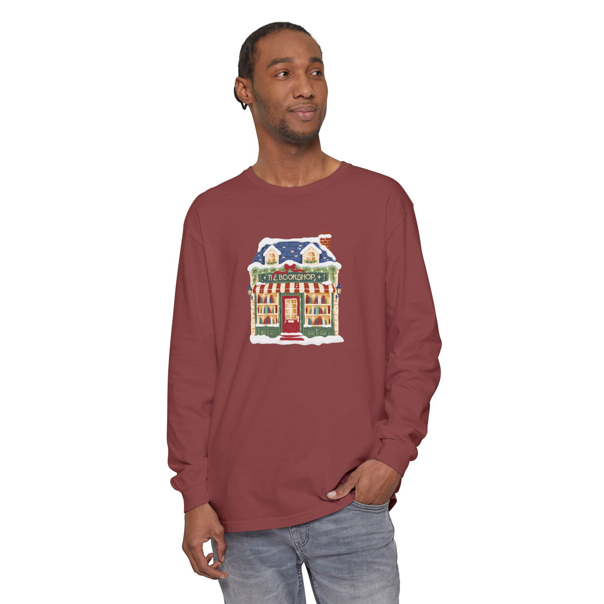 The Bookshop Comfort Colors Long Sleeve T-Shirt