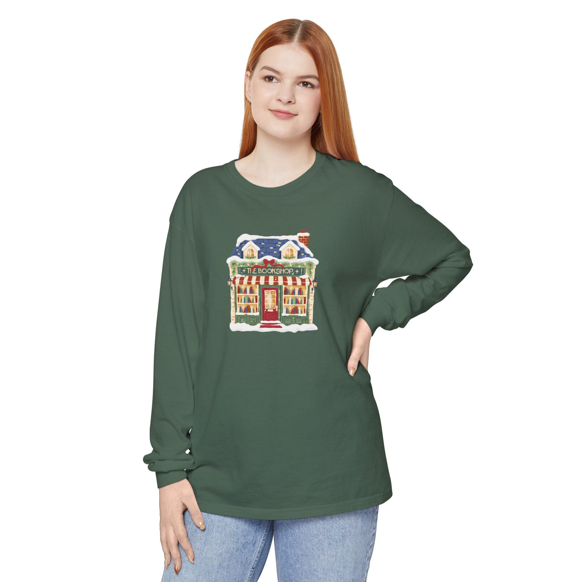 The Bookshop Comfort Colors Long Sleeve T-Shirt