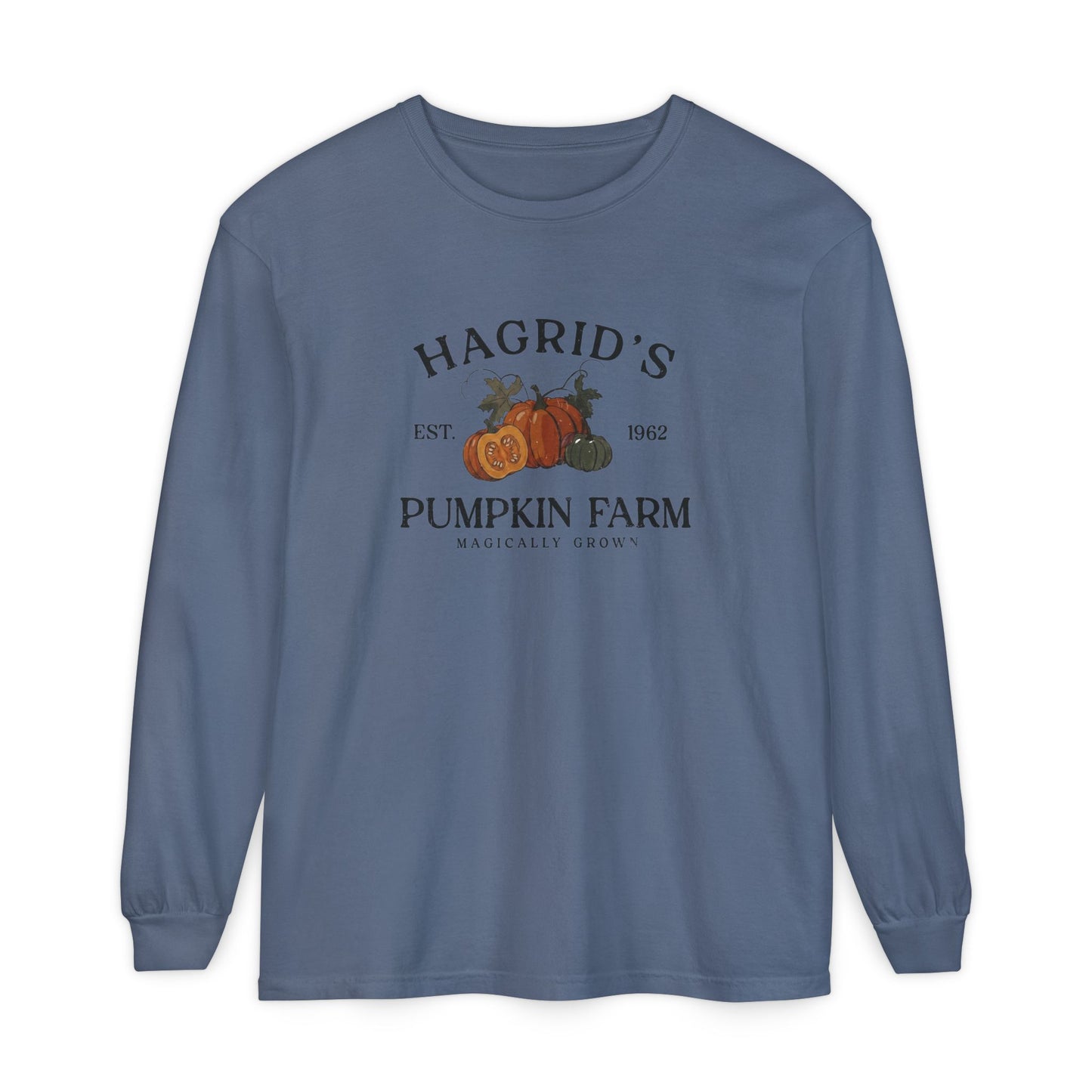 Hagrid's Pumpkin Farm Comfort Colors Long Sleeve T-Shirt
