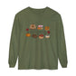 Fall Girly Comfort Colors Long Sleeve T-Shirt