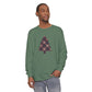 Cozy Plaid Tree Comfort Colors Long Sleeve T-Shirt