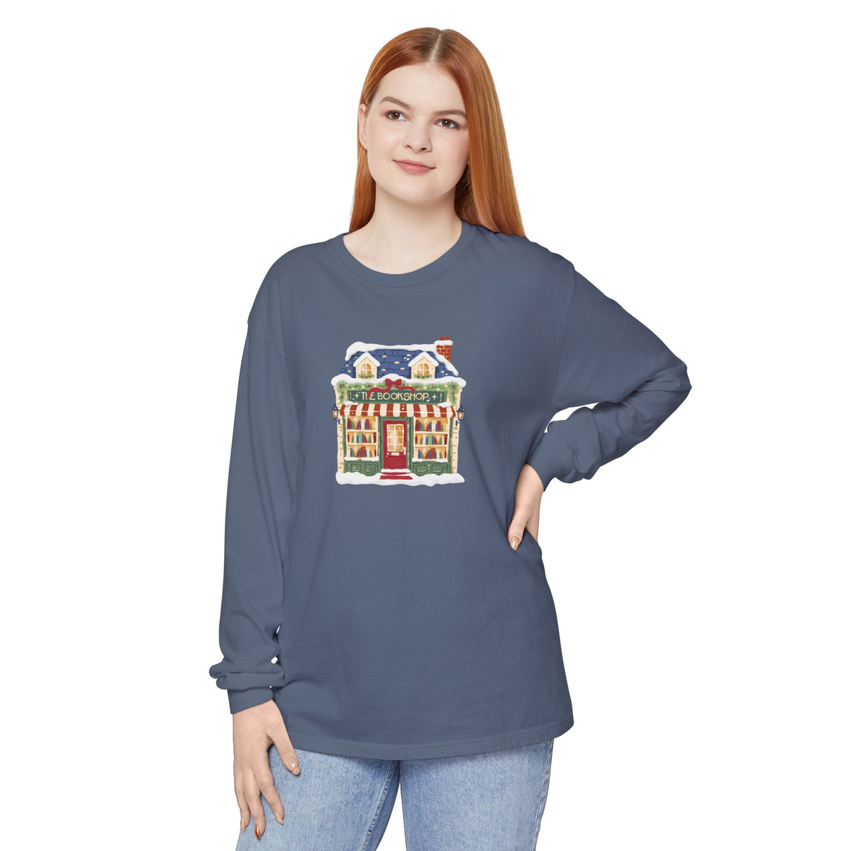 The Bookshop Comfort Colors Long Sleeve T-Shirt
