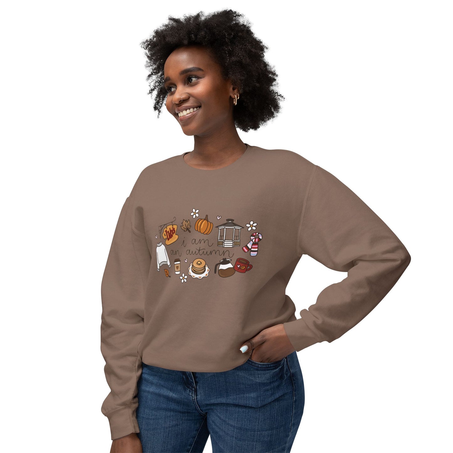 I am an Autumn Comfort Colors Lightweight Crewneck Sweatshirt