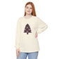 Cozy Plaid Tree Comfort Colors Long Sleeve T-Shirt