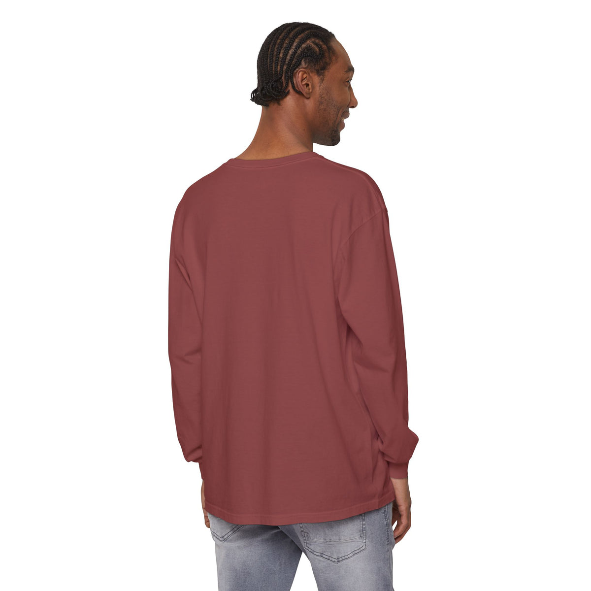 Holiday Bow Comfort Colors Long Sleeve T-Shirt