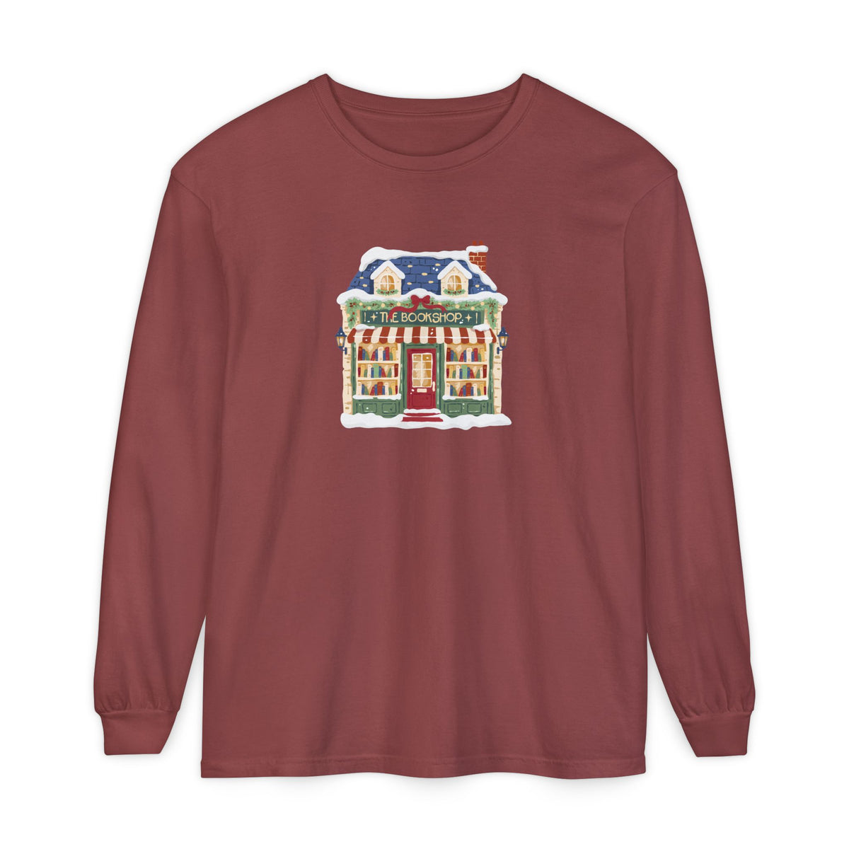 The Bookshop Comfort Colors Long Sleeve T-Shirt
