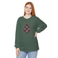 Cozy Plaid Tree Comfort Colors Long Sleeve T-Shirt