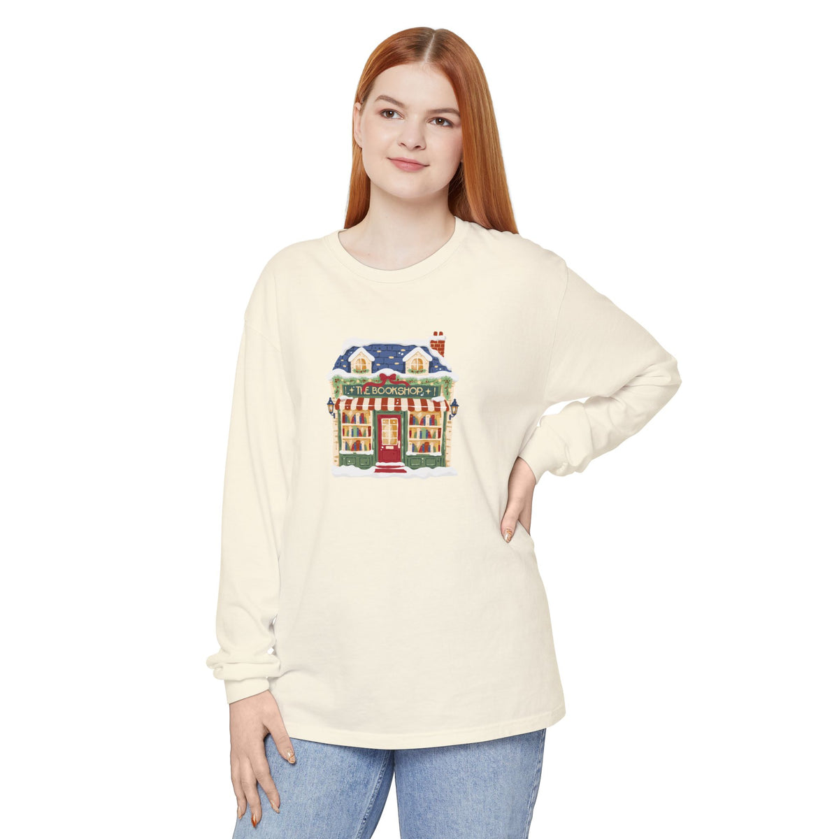 The Bookshop Comfort Colors Long Sleeve T-Shirt