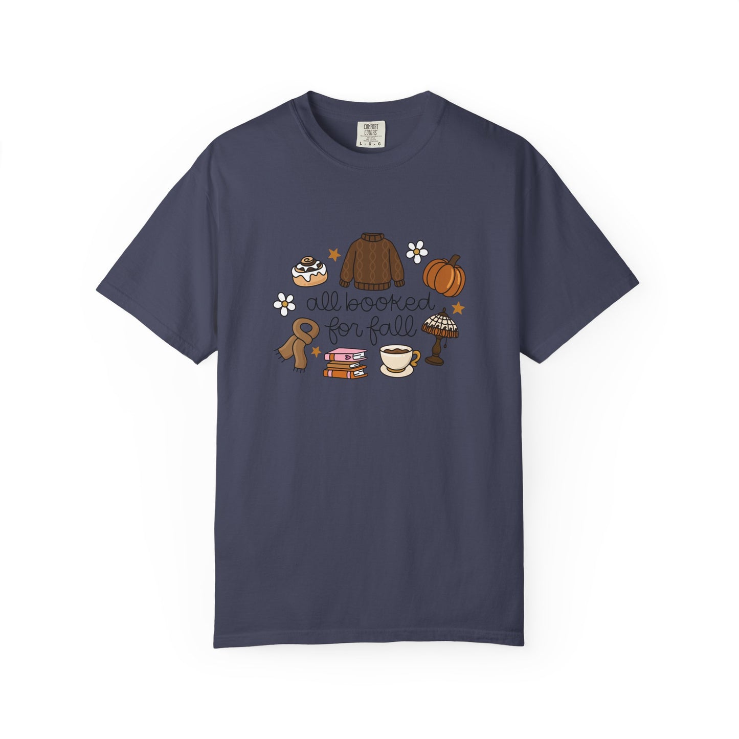 All Booked for Fall Comfort Colors T-shirt