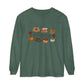 Fall Girly Comfort Colors Long Sleeve T-Shirt