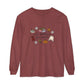 All Booked for Fall Comfort Colors Long Sleeve T-Shirt