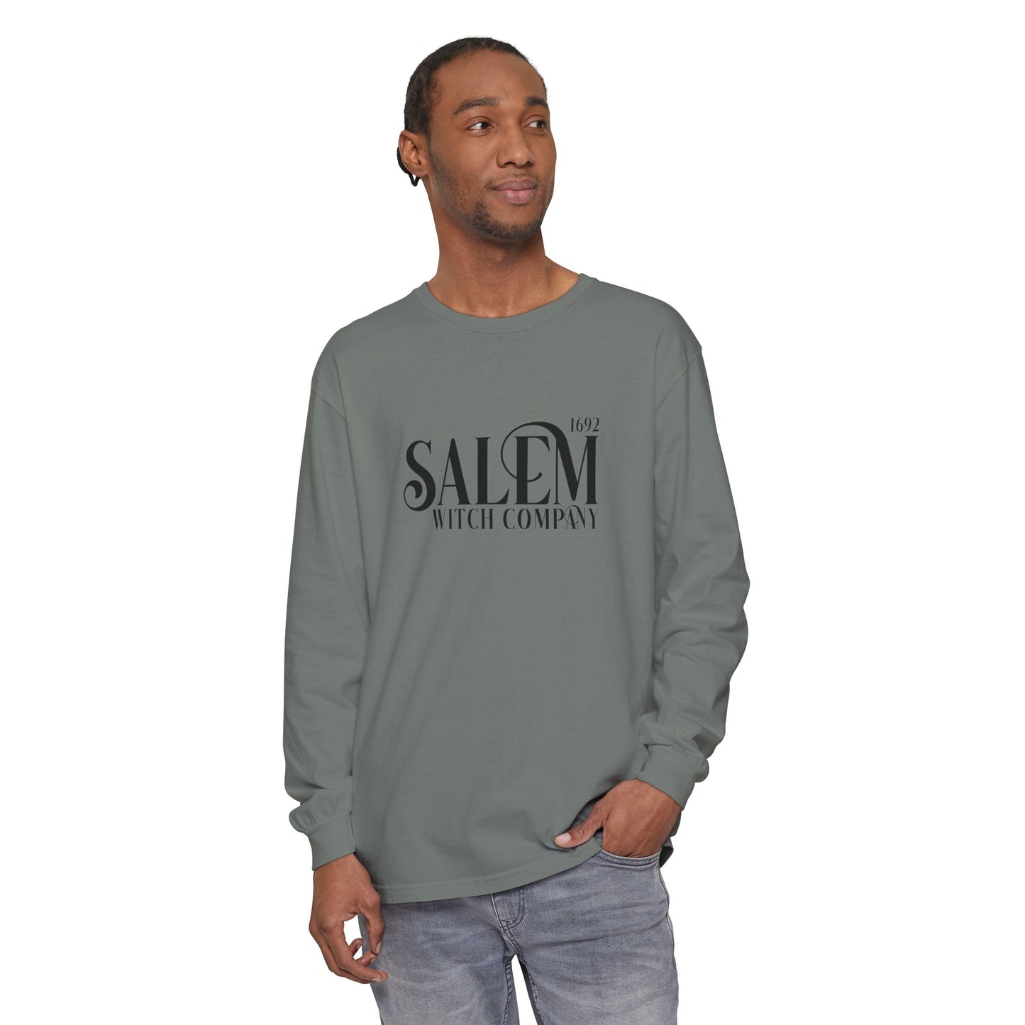 Salem Witch Company- Comfort Colors Unisex Garment-dyed Long Sleeve T-Shirt