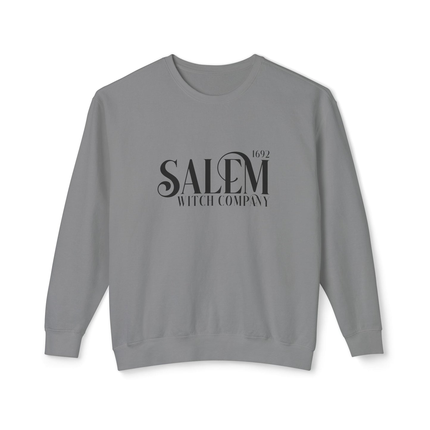 Salem witch co- comfort colors Lightweight Crewneck Sweatshirt