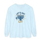 Hanukkah Lets Get Lit Comfort Colors Long Sleeve T-Shirt