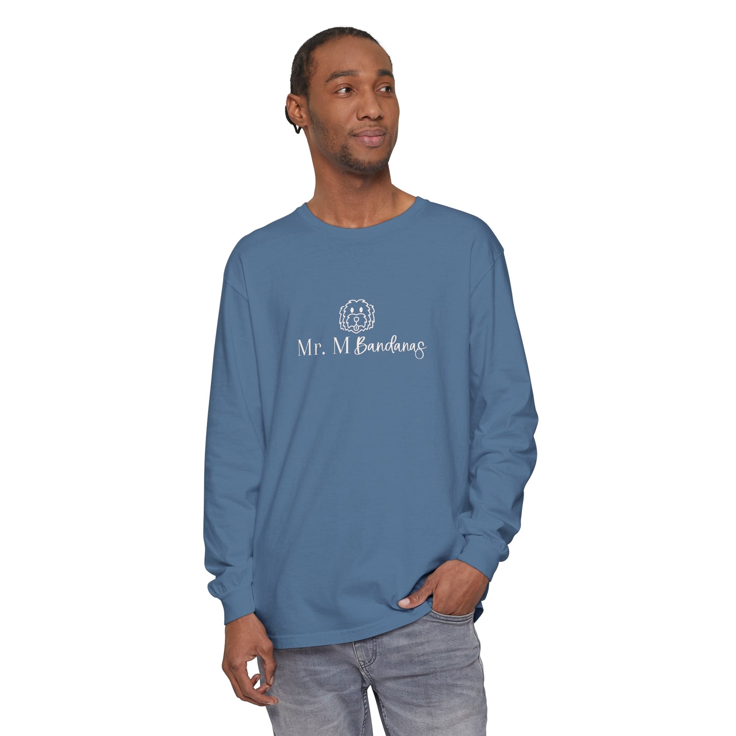 Mr. M Bandanas Comfort Colors Unisex Garment-dyed Long Sleeve T-Shirt