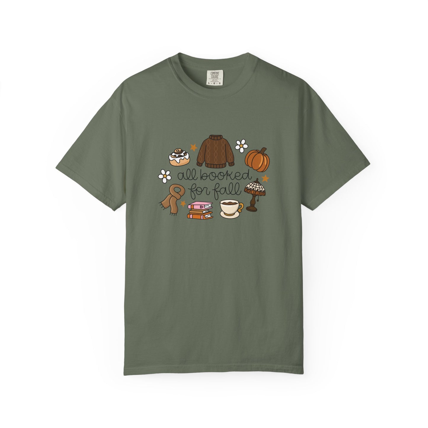 All Booked for Fall Comfort Colors T-shirt