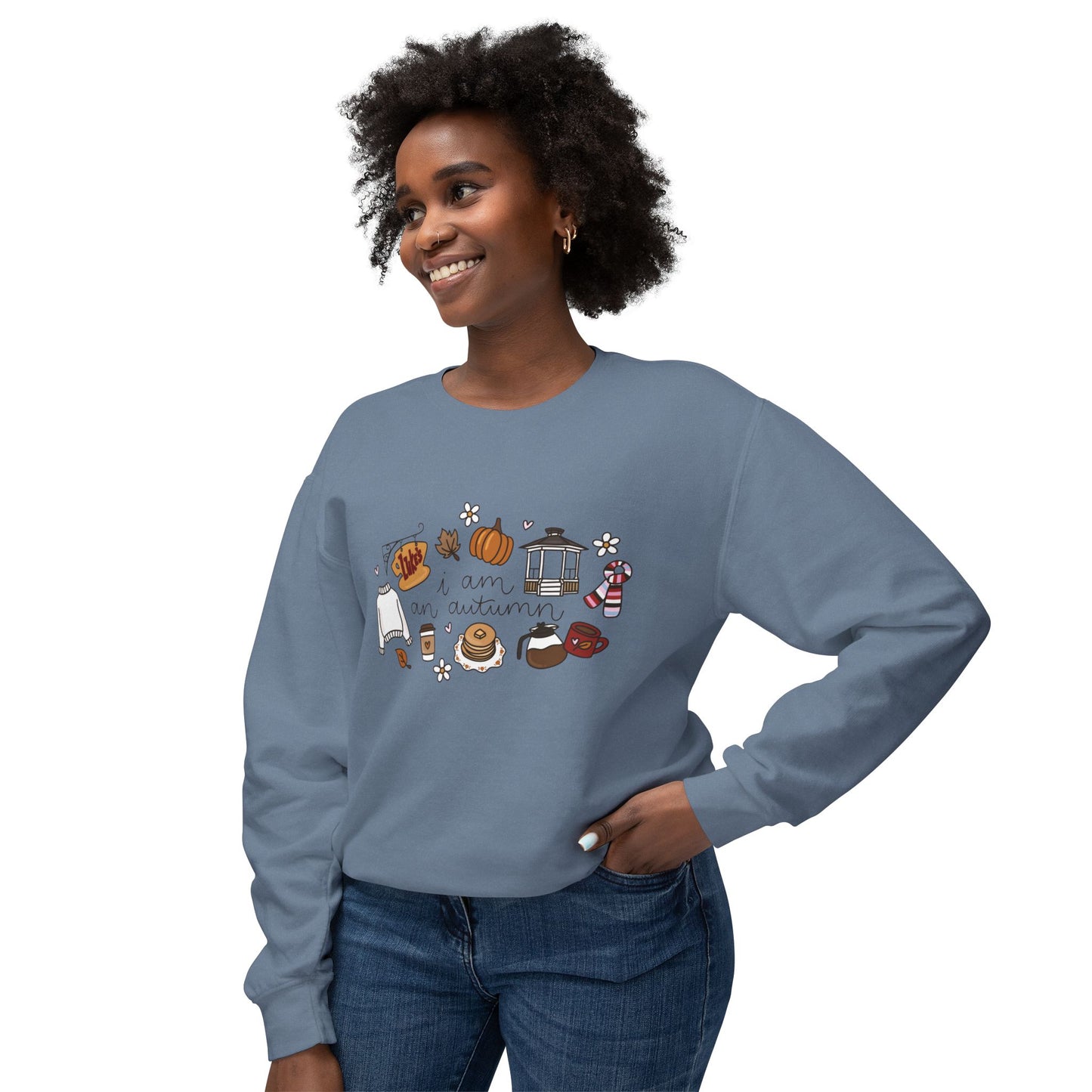 I am an Autumn Comfort Colors Lightweight Crewneck Sweatshirt