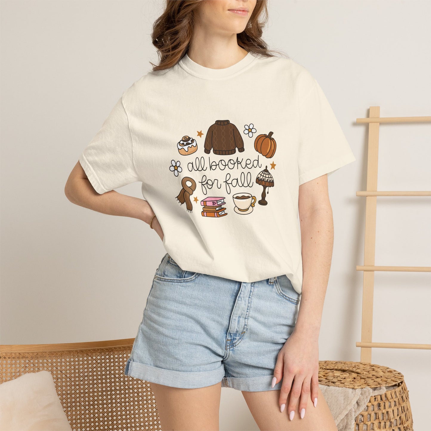 All Booked for Fall Comfort Colors T-shirt