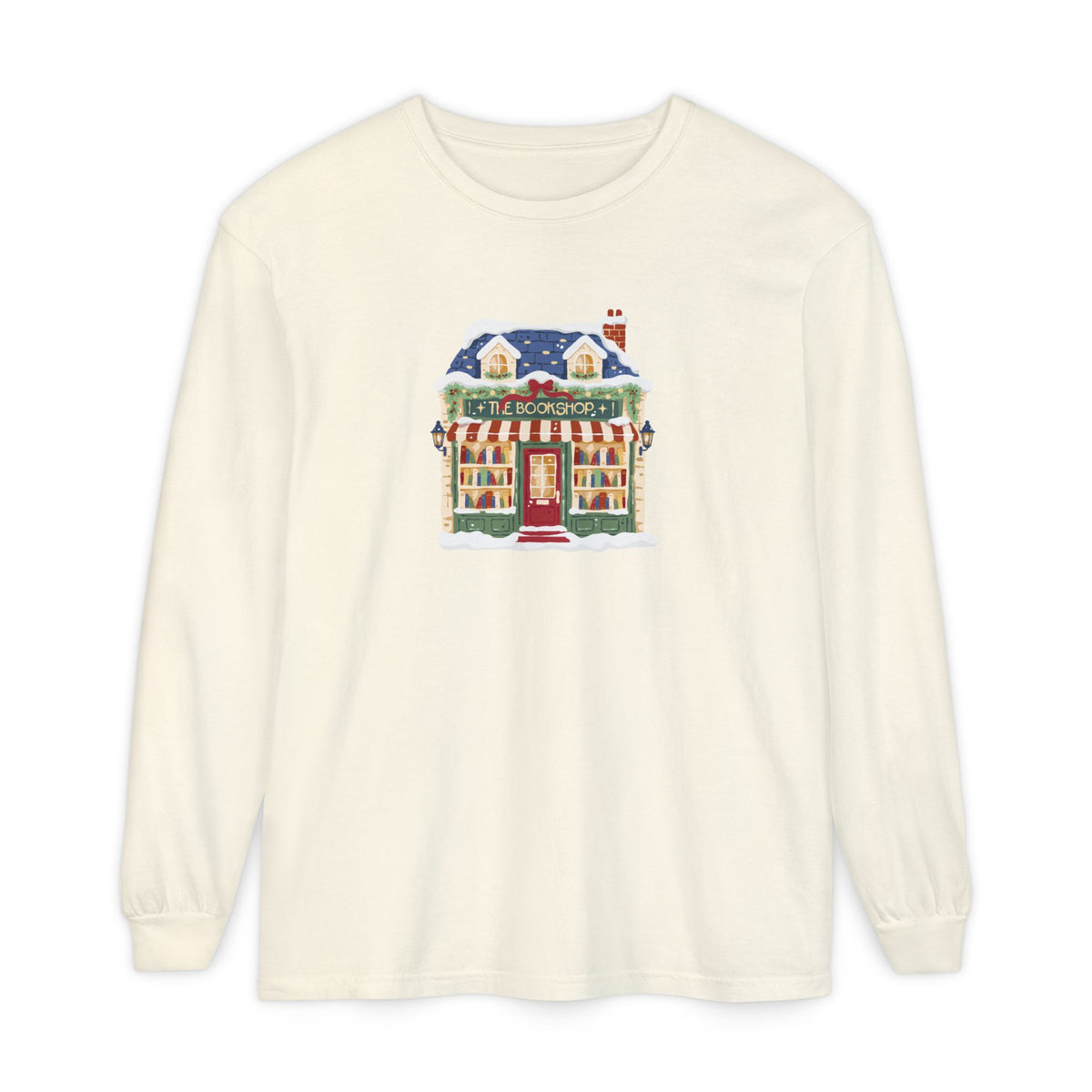 The Bookshop Comfort Colors Long Sleeve T-Shirt