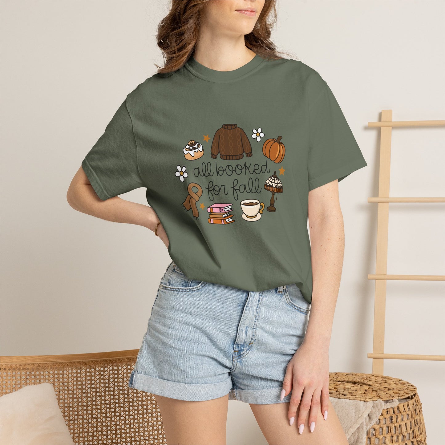 All Booked for Fall Comfort Colors T-shirt