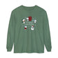 Christmas Snoopy Comfort Colors Long Sleeve T-Shirt