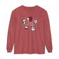 Christmas Snoopy Comfort Colors Long Sleeve T-Shirt