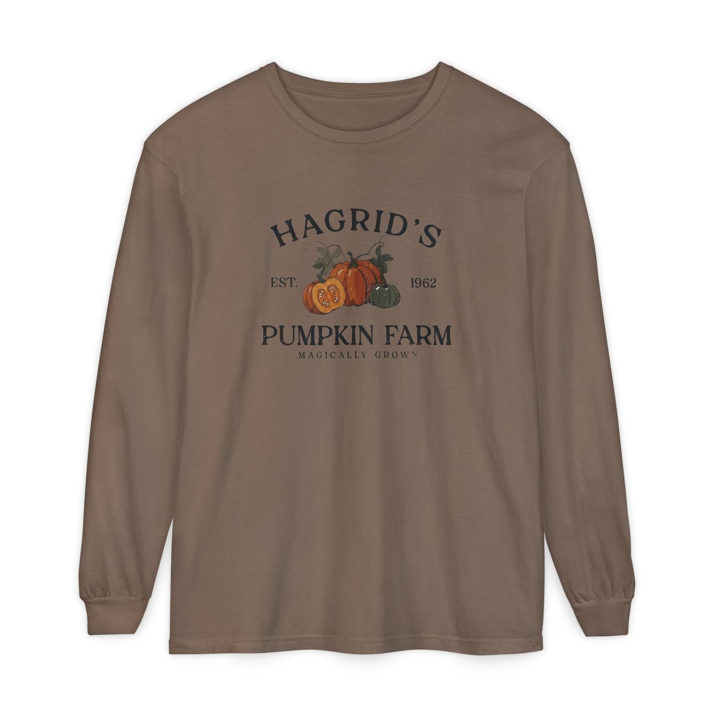 Hagrid's Pumpkin Farm Comfort Colors Long Sleeve T-Shirt