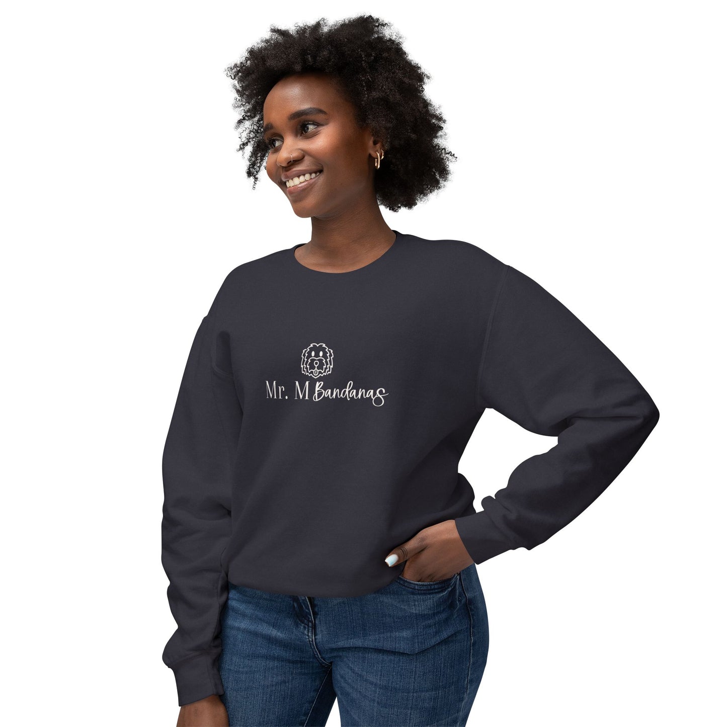 Mr. M Bandanas- Comfort Colors Unisex Lightweight Crewneck Sweatshirt