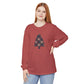 Cozy Plaid Tree Comfort Colors Long Sleeve T-Shirt
