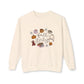 Fall girly Comfort Colors Lightweight Crewneck Sweatshirt