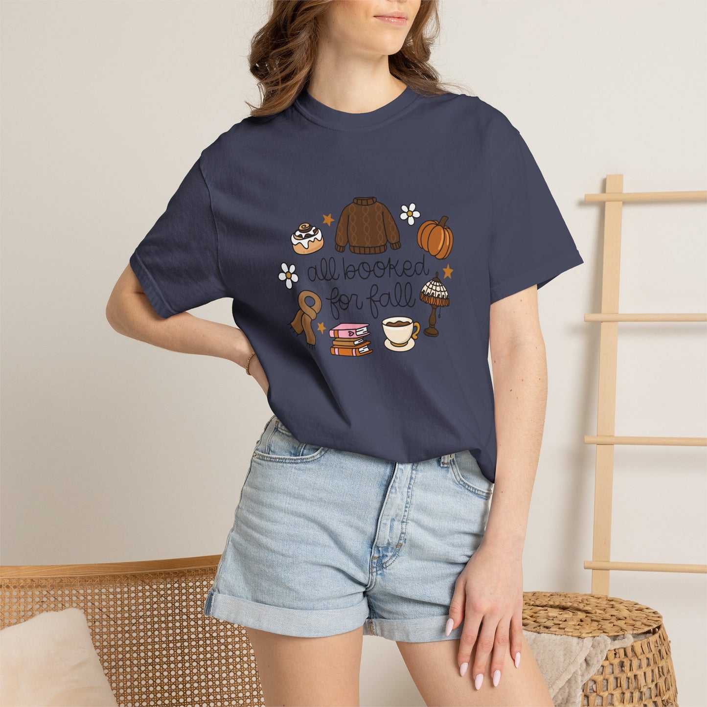 All Booked for Fall Comfort Colors T-shirt