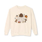 All Booked for Fall Comfort Colors Lightweight Crewneck Sweatshirt