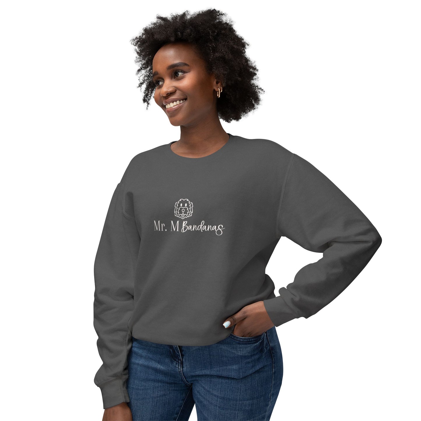 Mr. M Bandanas- Comfort Colors Unisex Lightweight Crewneck Sweatshirt