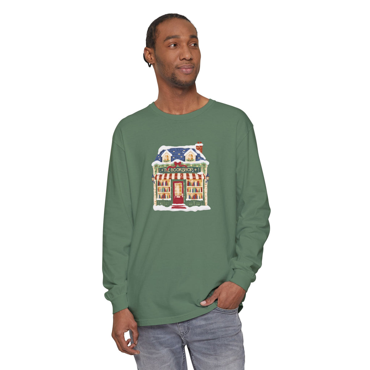 The Bookshop Comfort Colors Long Sleeve T-Shirt