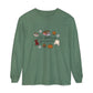 All Booked for Fall Comfort Colors Long Sleeve T-Shirt