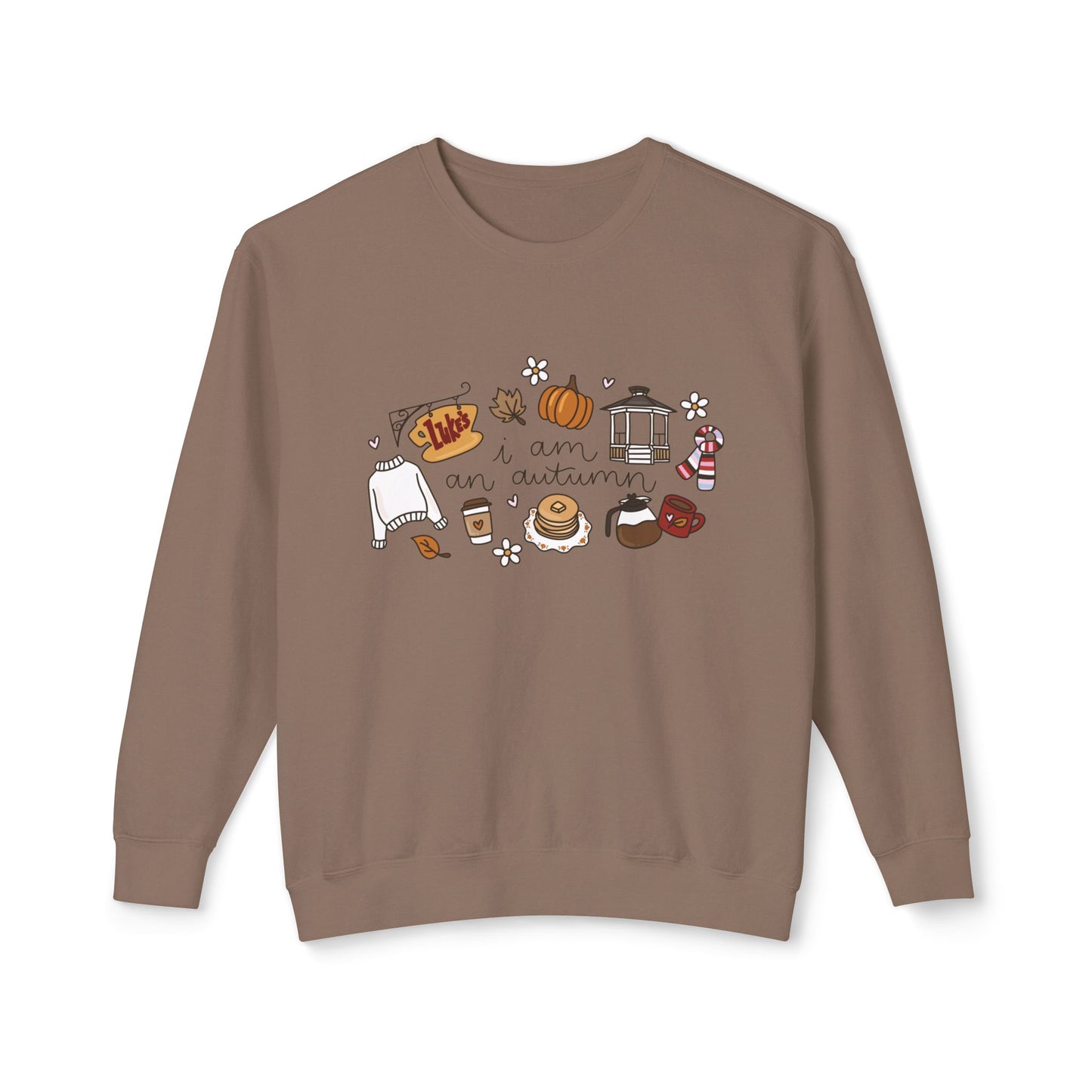 I am an Autumn Comfort Colors Lightweight Crewneck Sweatshirt