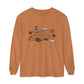 Fall Girly Comfort Colors Long Sleeve T-Shirt