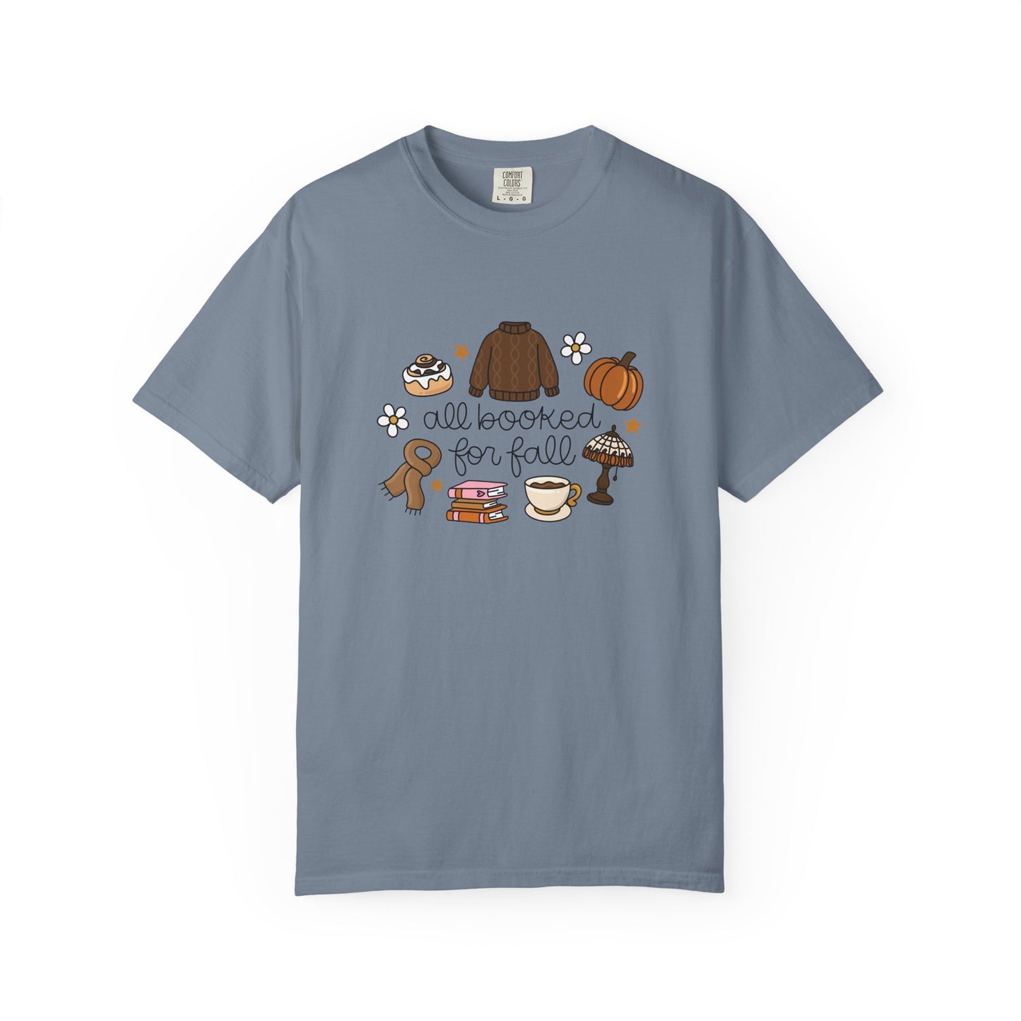 All Booked for Fall Comfort Colors T-shirt
